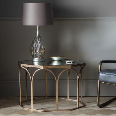 Olivia's Gallery Direct Canterbury Coffee Table in Antique Gold