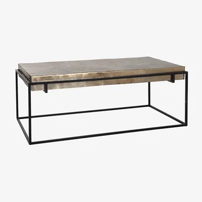 Olivia's Richmond Calloway Champagne Gold Coffee Table