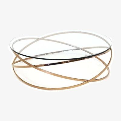 Olivia's Tommy Franks Bistro Coffee Table in Gold