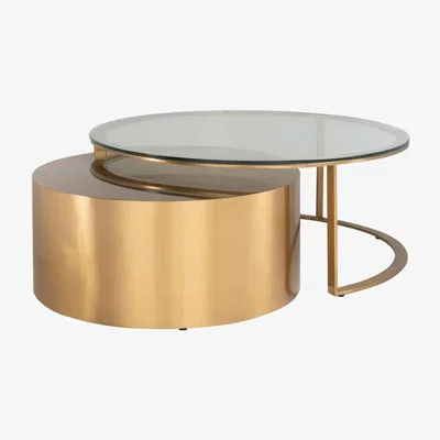 Olivia's Richmond Orlan Gold Coffee Table | Outlet