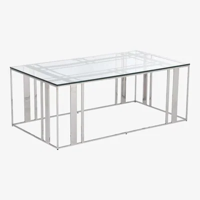Olivia's Liang & Eimil Lafayette Coffee Table Polished Stainless Steel