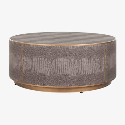 Olivia's Richmond Classio Brushed Gold Round Coffee Table