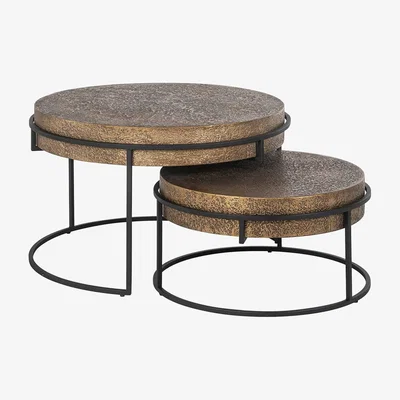 Olivia's Richmond Derby Set of 2 Coffee Tables