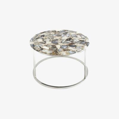 Olivia's Libra Agate Round Coffee Table