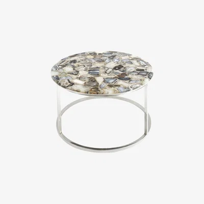 Olivia's Libra Agate Round Coffee Table