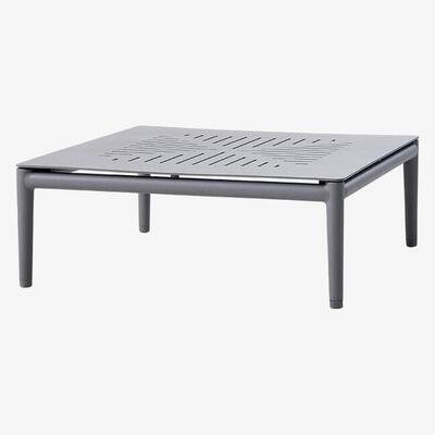 Olivia's Cane-line Conic Light Grey Outdoor Coffee Table