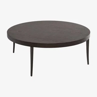 Olivia's Gillmore Fitzroy Charcoal Round Coffee Table
