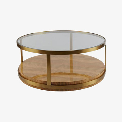Olivia's Andrew Martin Darcy Gold Coffee Table