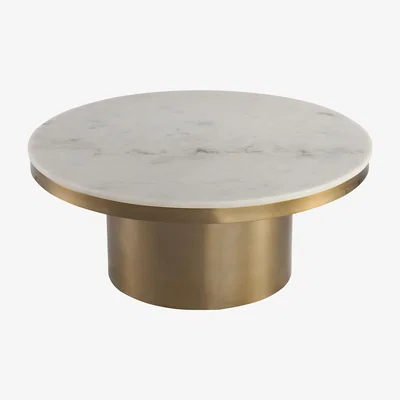 Olivia's Liang & Eimil Camden Round Coffee Table White Marble