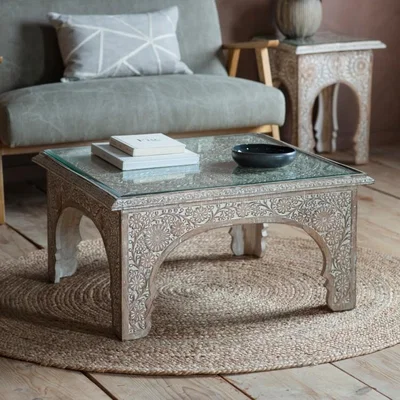 Olivia's Gallery Direct Mumbai Grey Coffee Table