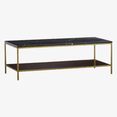 Olivia's Andrew Martin Rufus Rectangle Coffee Table Dark