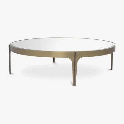 Olivia's Eichholtz Large Artemisa Coffee Table in Brushed Brass