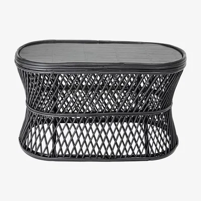 Olivia's Bloomingville Abby Coffee Table in Black Cane