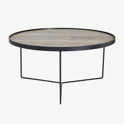 Olivia's Olivia's Brook Brown Wood Veneer Coffee Table | Outlet