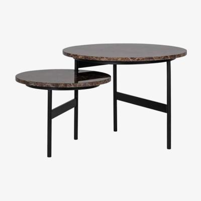 Olivia's Richmond Dalton Set of 2 Reversible Brown Coffee Table | Outlet