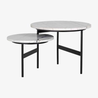Olivia's Richmond Lexington Reversible Set of 2 White Coffee Table