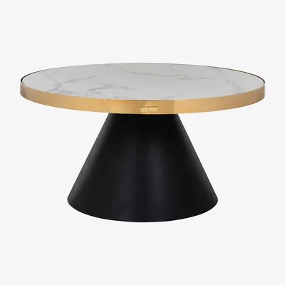 Olivia's Richmond Odin Gold And Black Coffee Table