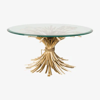 Olivia's Eichholtz Bonheur Coffee Table Antique Gold Finish
