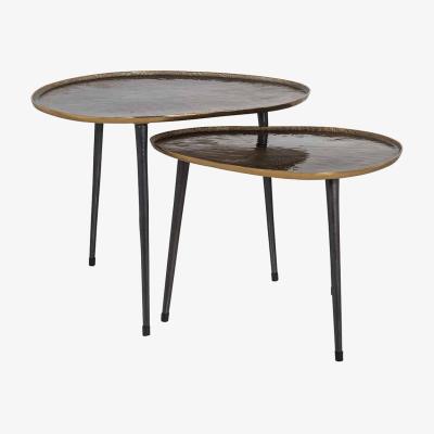 Olivia's Richmond Louve Set of 2 Coffee Tables
