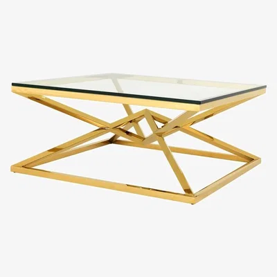 Olivia's Eichholtz Connor Coffee Table in Gold Finish