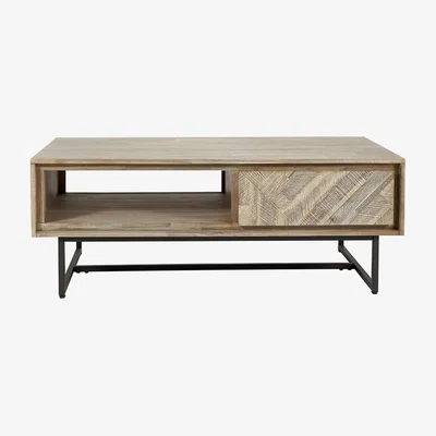 Olivia's Olivia's Martha Acacia Wood 2 Drawer Coffee Table