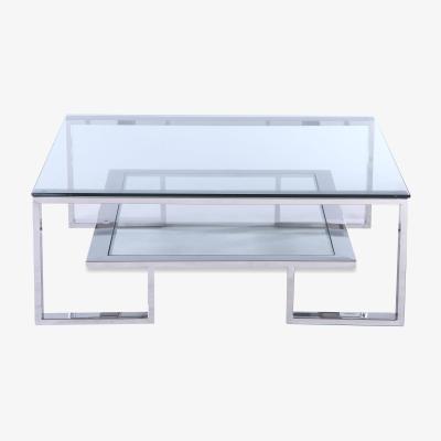 Olivia's Liang & Eimil Mayfair Coffee Table Stainless Steel Frame|Outlet