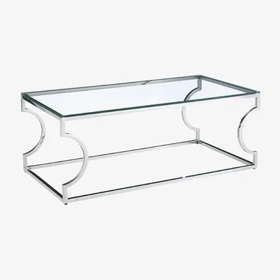 Olivia's Native Home Coffee Table Rome Silver / Silver
