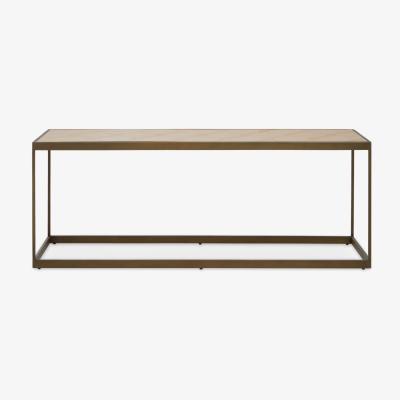 Olivia's Olivia's Grayson Coffee Table in Oak & Brushed Brass