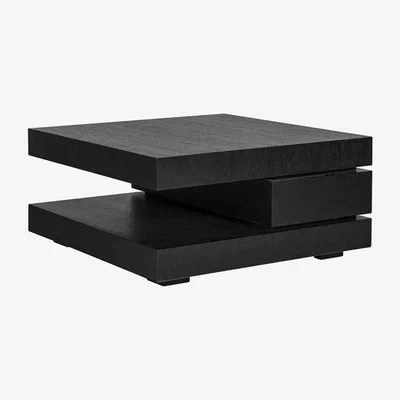 Olivia's Richmond Oakura Blok C Black Coffee Table
