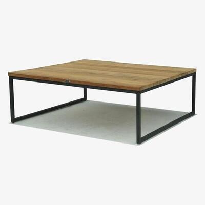 Olivia's Skyline Nautic Brown Square Outdoor Coffee Table