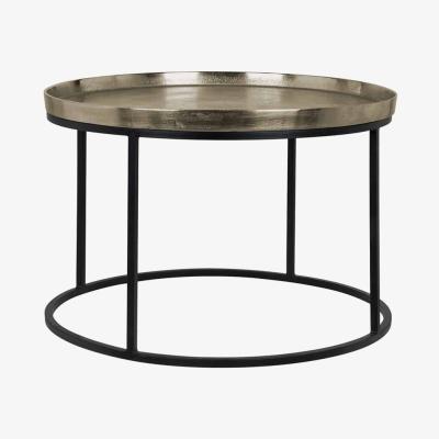 Olivia's Richmond Milo Champagne Gold And Black Coffee Table