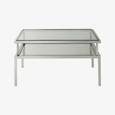 Olivia's Gallery Direct Salerno Coffee Table Silver