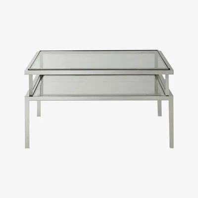 Olivia's Gallery Direct Salerno Coffee Table Silver