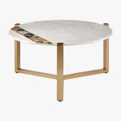 Olivia's Olivia's Vera Coffee Table Round White