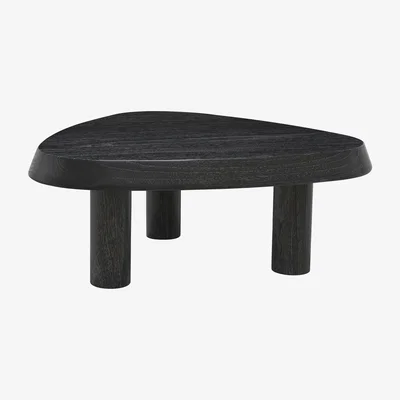 Olivia's Eichholtz Briël Small Coffee Table in Charcoal Grey Veneer