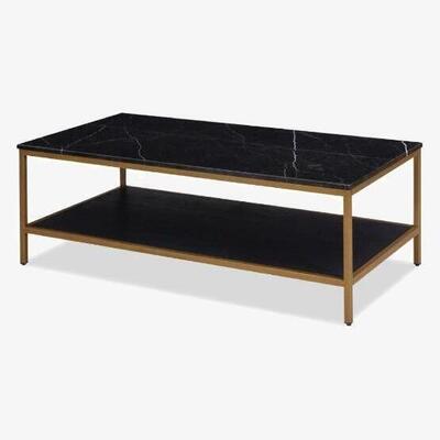 Olivia's Liang & Eimil Max Black Marble Coffee Table