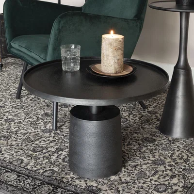 Olivia's Olivia's Nordic Living Collection - Mana Coffee Table in Antique Black
