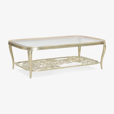 Olivia's Caracole Classic Flower Power Coffee Table