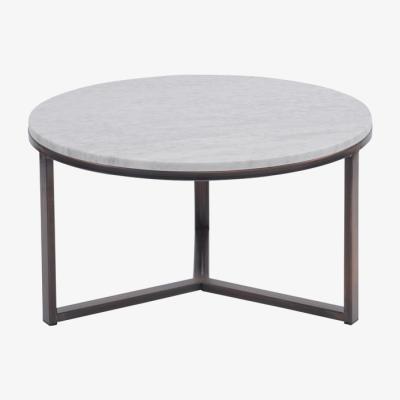 Olivia's Libra Coffee Table Fitzroy Carrara / Pale Grey / Small