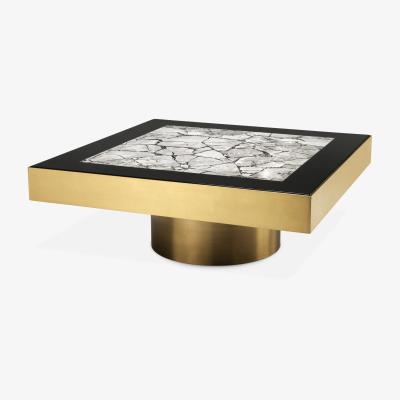 Olivia's Eichholtz Tatler Coffee Table in Brushed Brass Finish