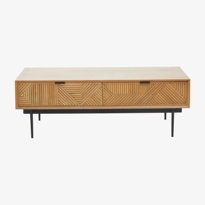 Olivia's Olivia's Soft Industrial Collection - Jakar Coffee Table in Natural Finish