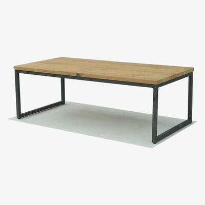 Olivia's Skyline Nautic Brown Rectangular Outdoor Coffee Table