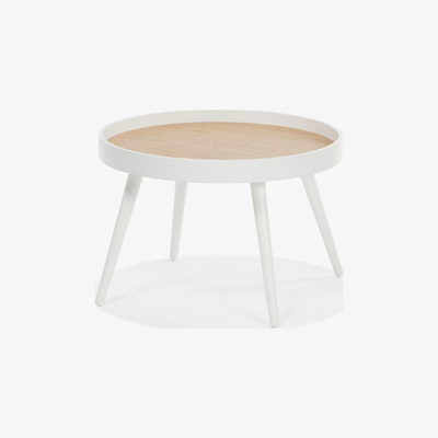 Out & Out Original Amsterdam – White Round Coffee Table