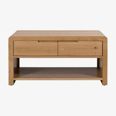Downtown Julian Bowen Curve Oak Coffee Table