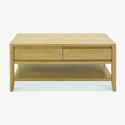 Downtown Brampton Oak Coffee Table With Drawer