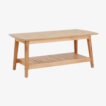 Downtown Moray Coffee Table & Shelf Natural Wash