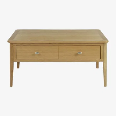 Downtown Hardwick Oak Coffee Table In LightWood
