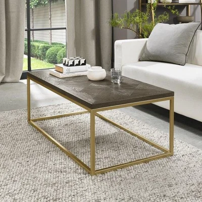 Downtown Vancouver Fumed Oak Coffee Table
