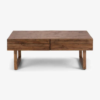 Downtown Julian Bowen Woburn 2 Drawer Coffee Table In DarkWood