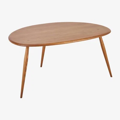 Downtown Ercol Pebble Coffee Table - Wood Finish